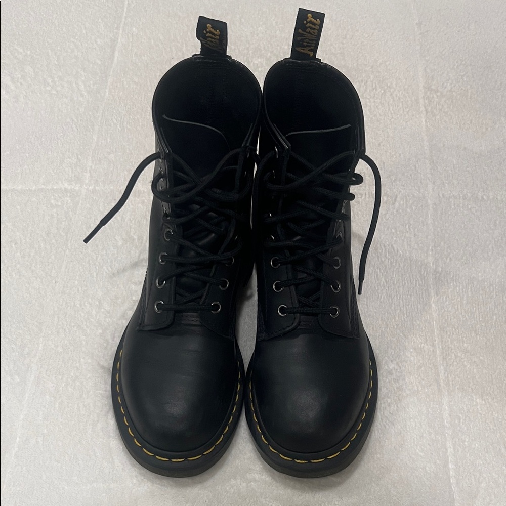 Dr. Martens Black Leather Boots 1460